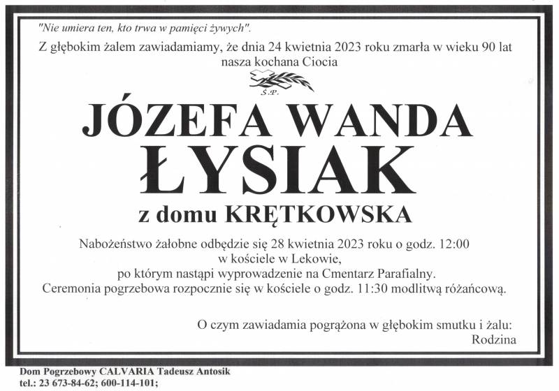 Józefa Wanda Łysiak