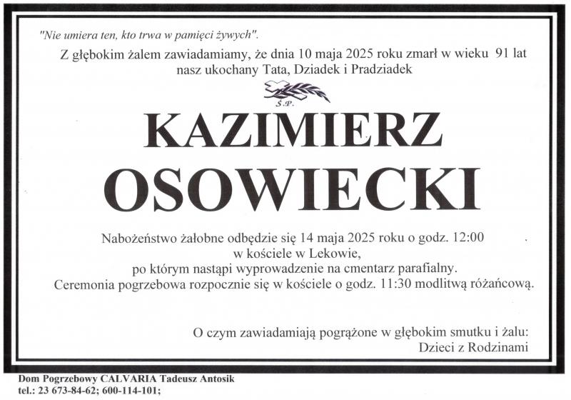 Kazimierz Osowiecki