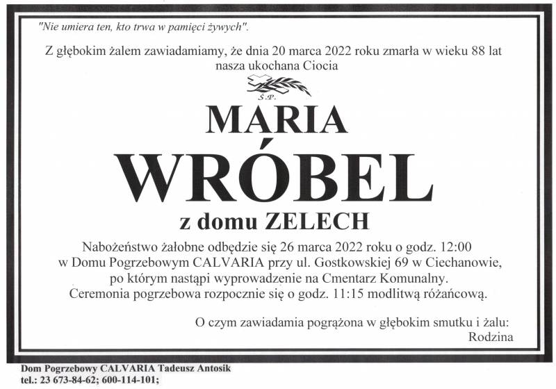 Maria Wróbel