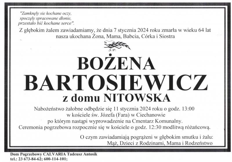 Bożena Bartosiewicz