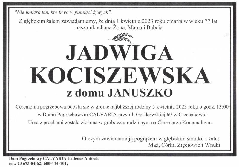 Jadwiga Kociszewska