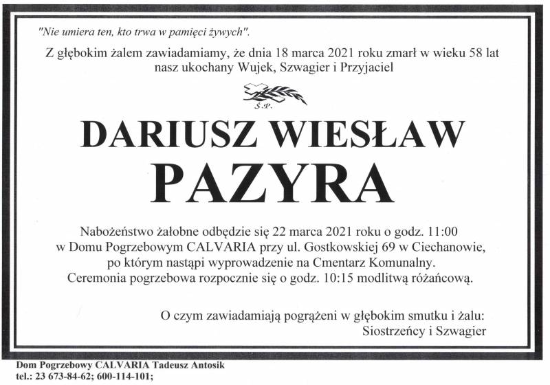 Dariusz Wiesław Pazyra