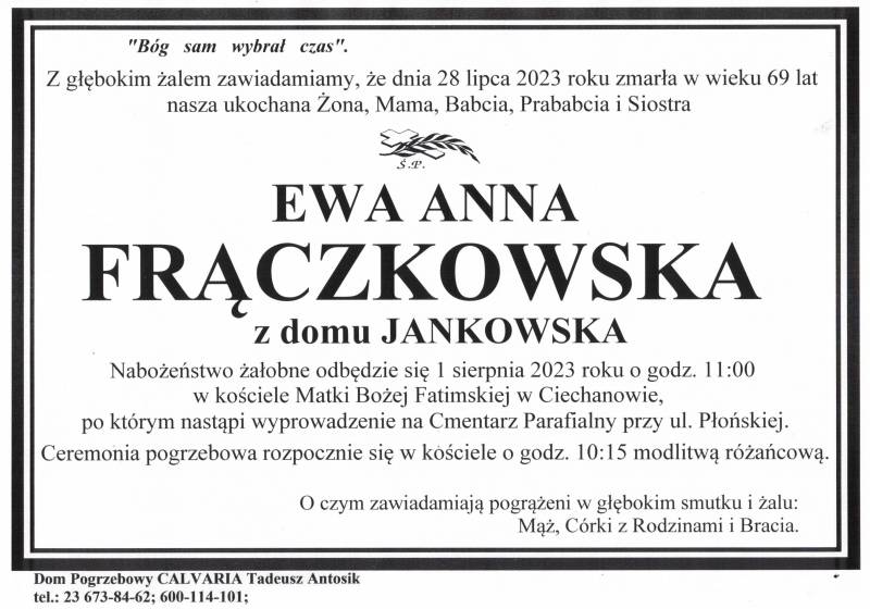 Ewa Anna Frączkowska