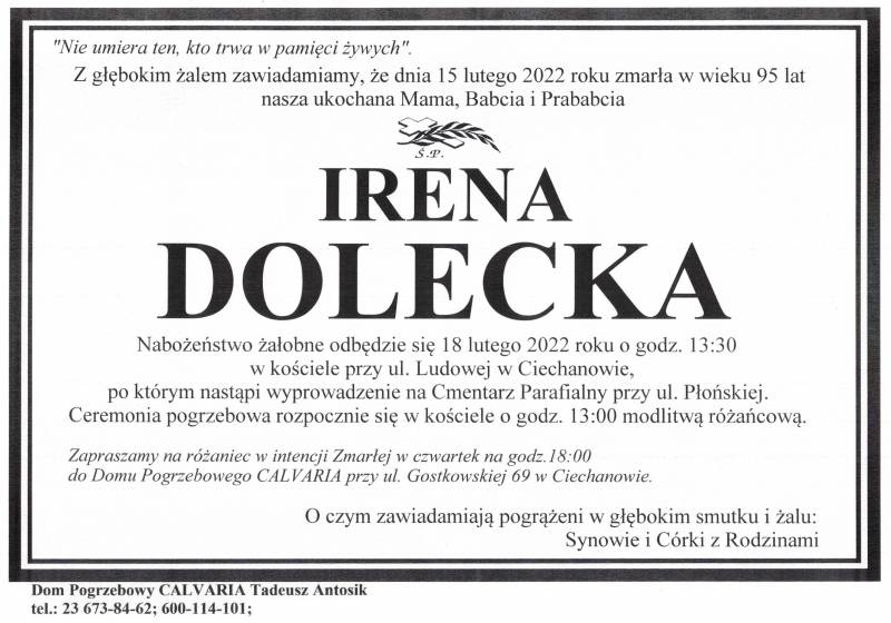 Irena Dolecka