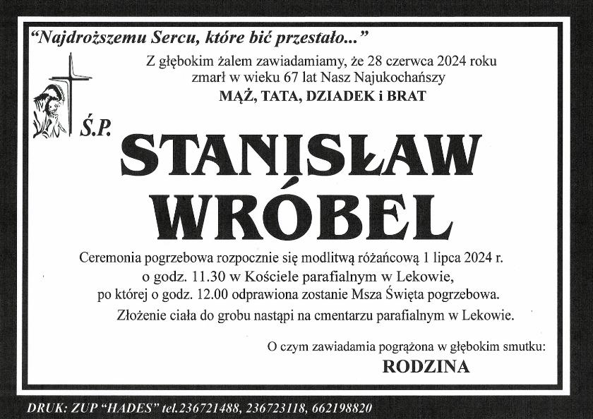 STANISŁAW WRÓBEL