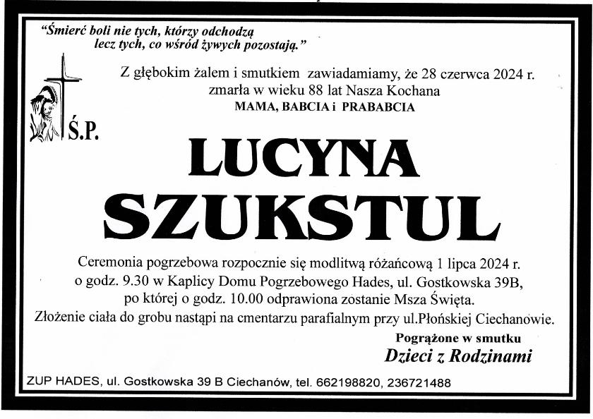 LUCYNA SZUKSTUL