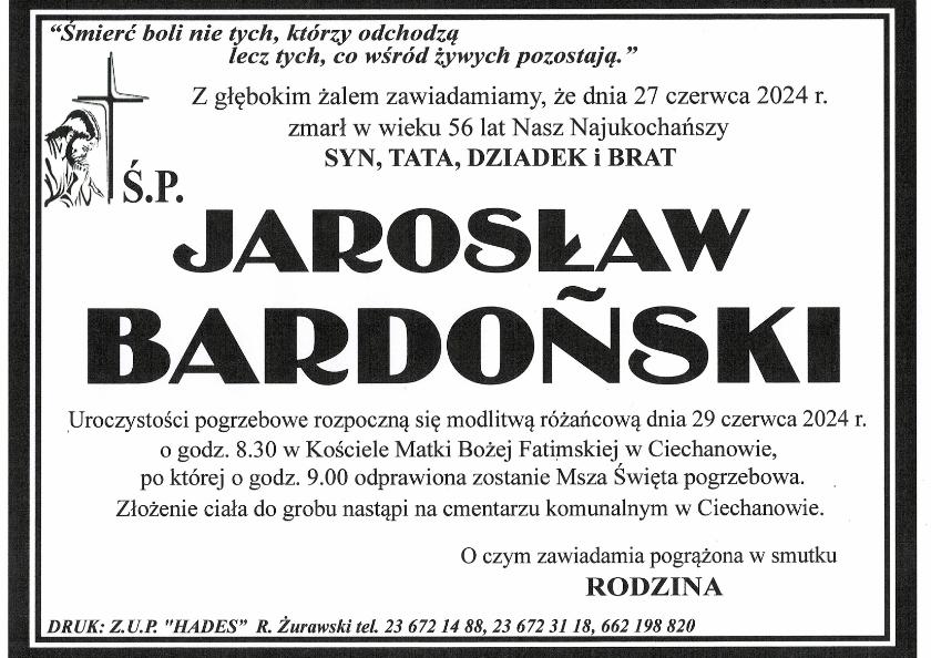 JAROSŁAW BARDOŃSKI