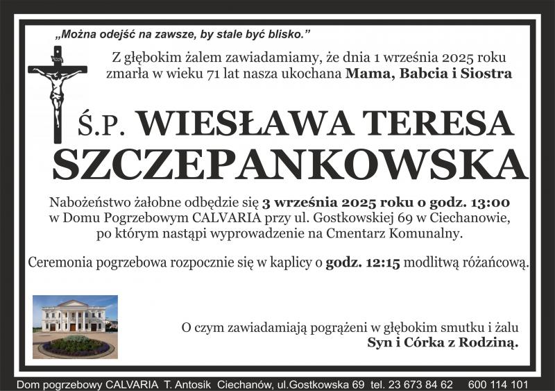 Wiesława Teresa Szczepankowska
