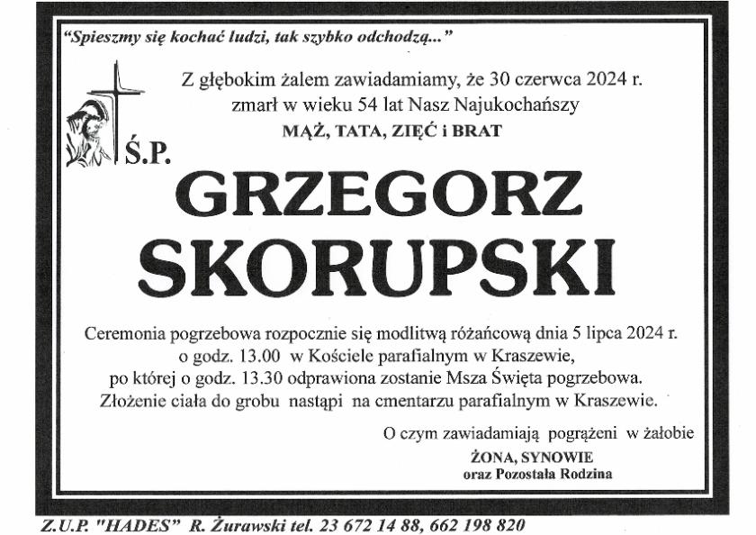 GRZEGORZ SKORUPSKI