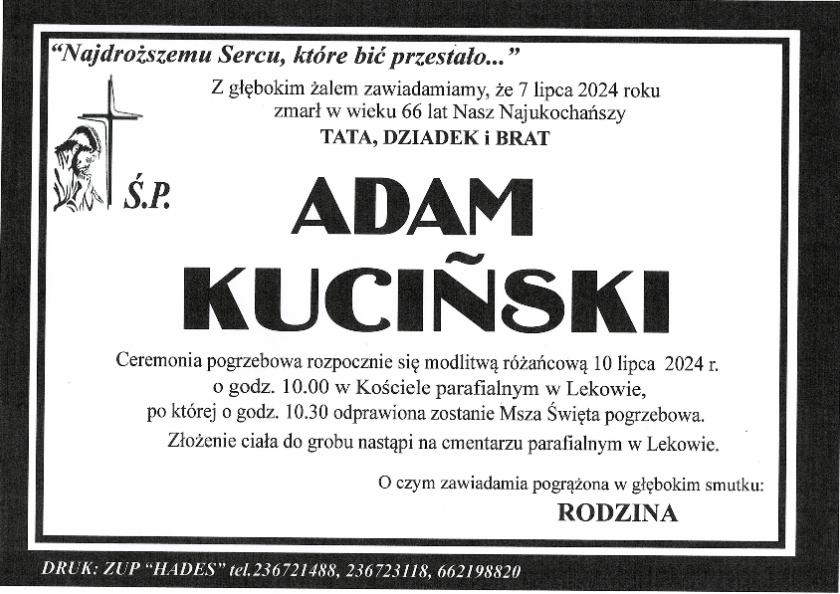 ADAM KUCIŃSKI