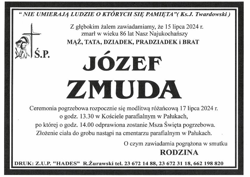 JÓZEF ZMUDA