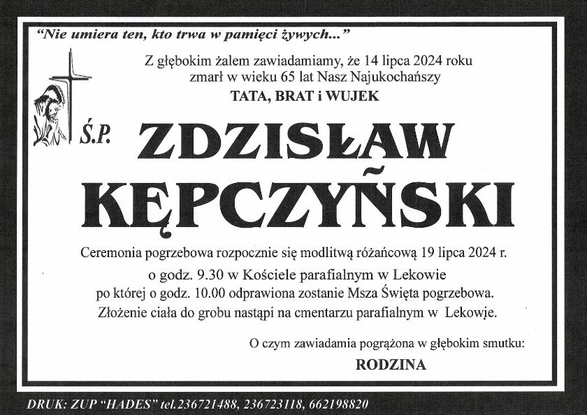 ZDZISŁAW KĘPCZYŃSKI