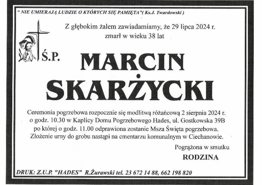 MARCIN SKARŻYCKI