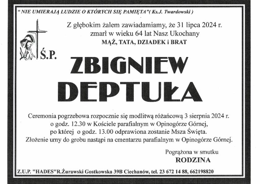 ZBIGNIEW DEPTUŁA