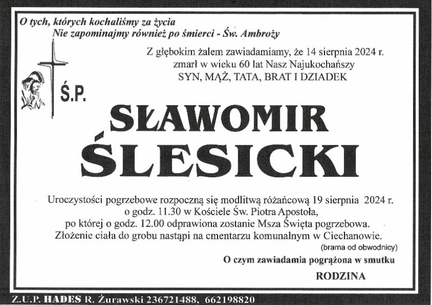 SŁAWOMIR ŚLESICKI
