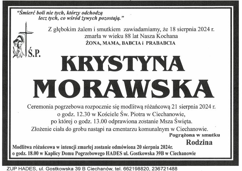 KRYSTYNA MORAWSKA