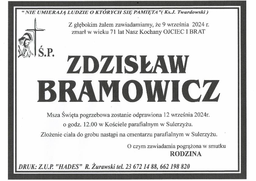 ZDZISŁAW BRAMOWICZ
