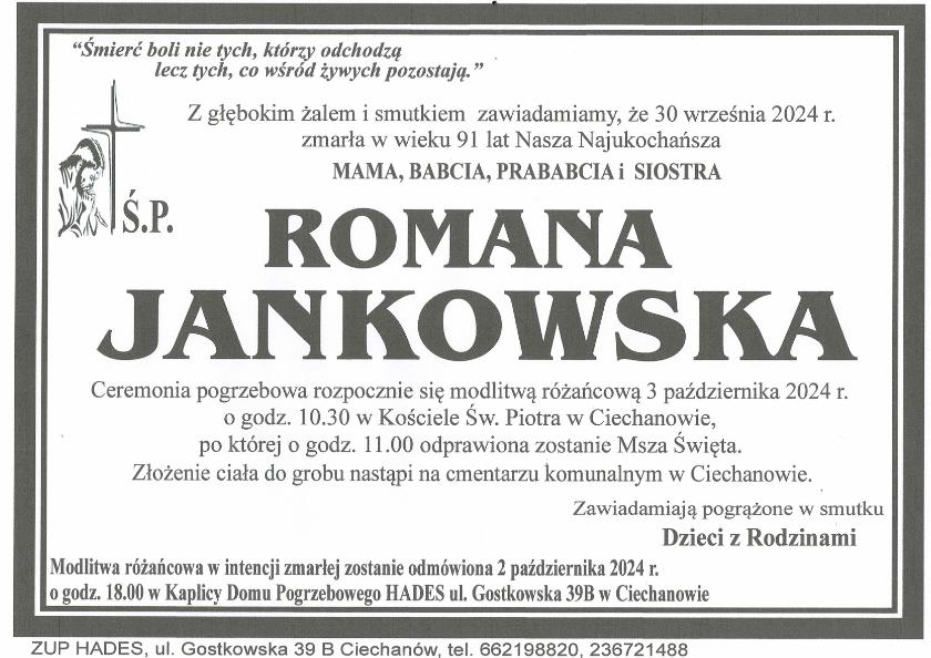 ROMANA  JANKOWSKA