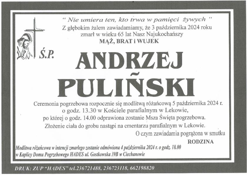 ANDRZEJ PULIŃSKI
