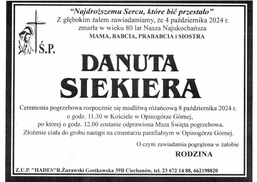 DANUTA SIEKIERA