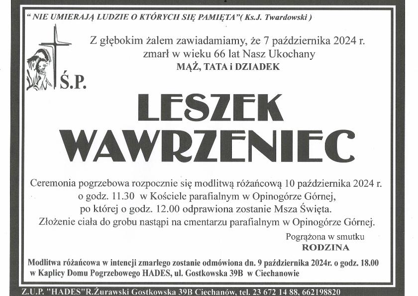 LESZEK WAWRZENIEC