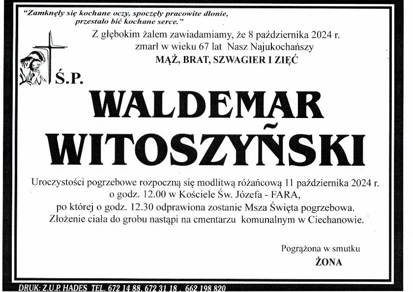 WALDEMAR WITOSZYŃSKI