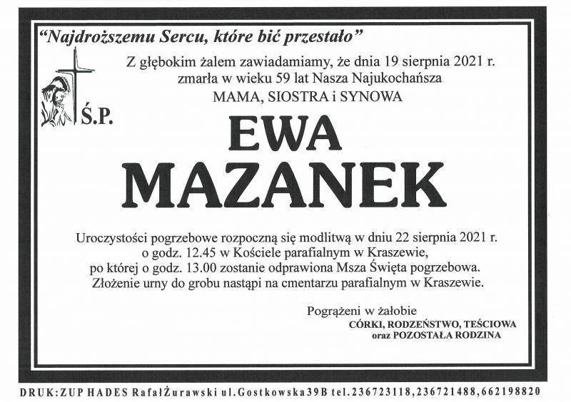 EWA MAZANEK