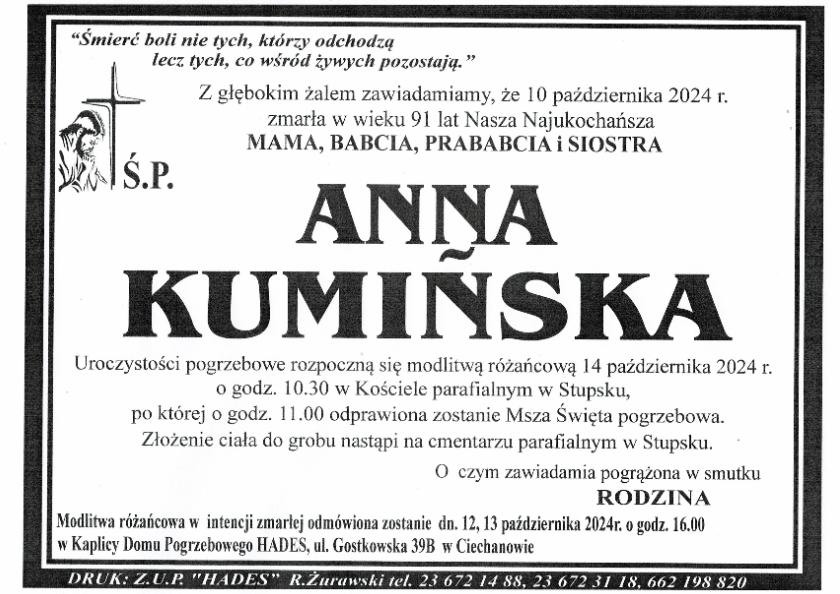 ANNA KUMIŃSKA