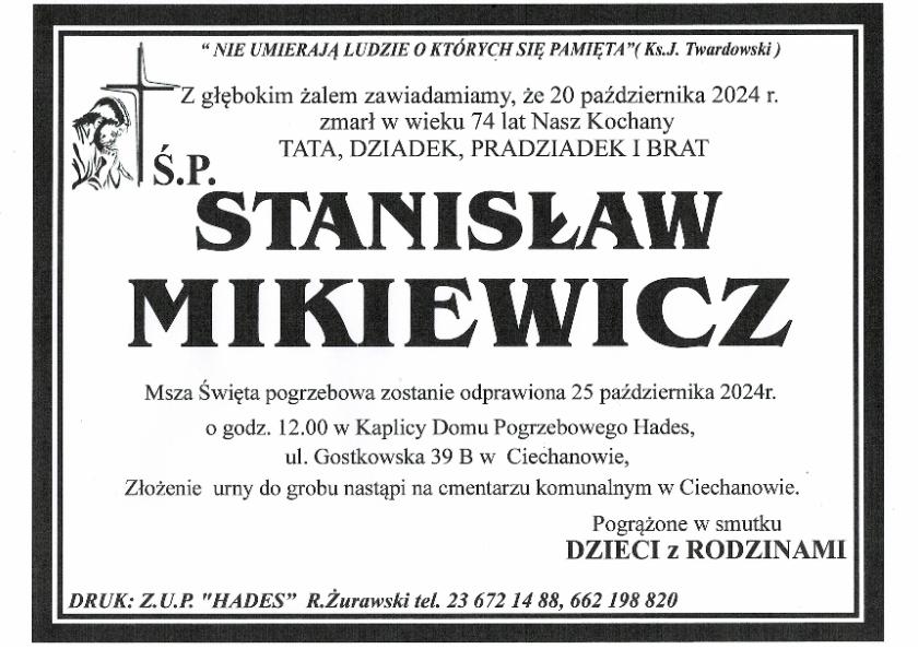 STANISŁAW MIKIEWICZ