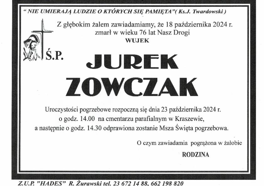 JUREK ZOWCZAK