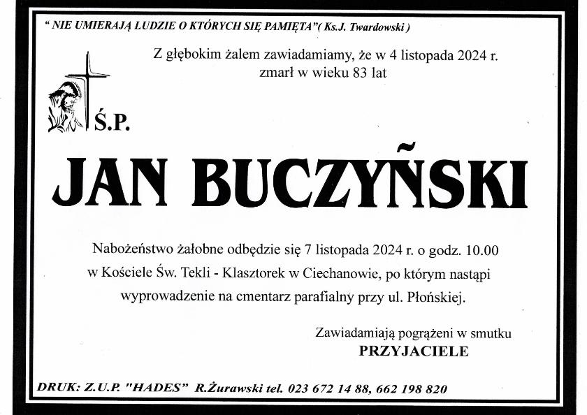 JAN BUCZYŃSKI