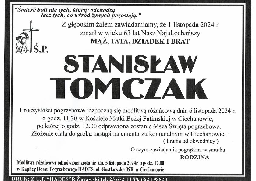 STANISŁAW TOMCZAK