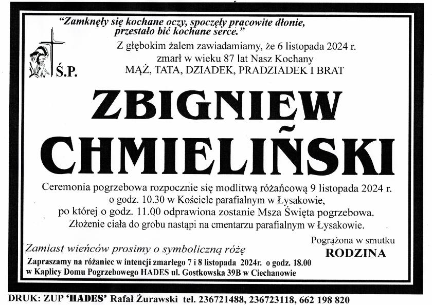ZBIGNIEW CHMIELIŃSKI