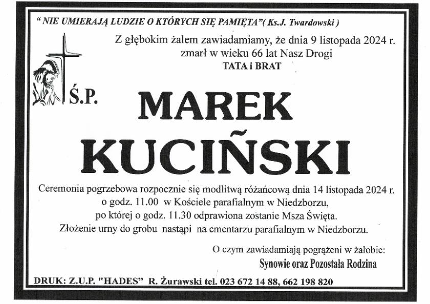MAREK KUCIŃSKI
