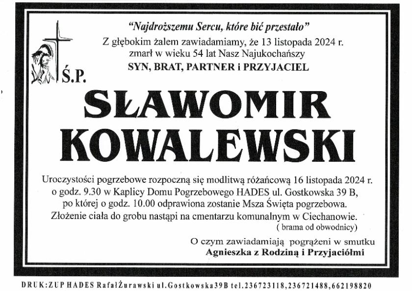 SŁAWOMIR KOWALEWSKI 