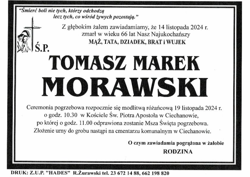 TOMASZ MAREK MORAWSKI