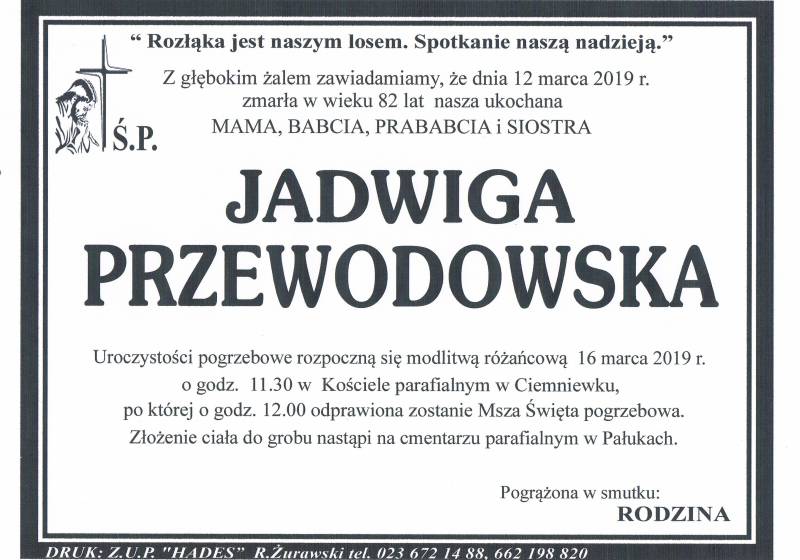 Jadwiga Przewodowska