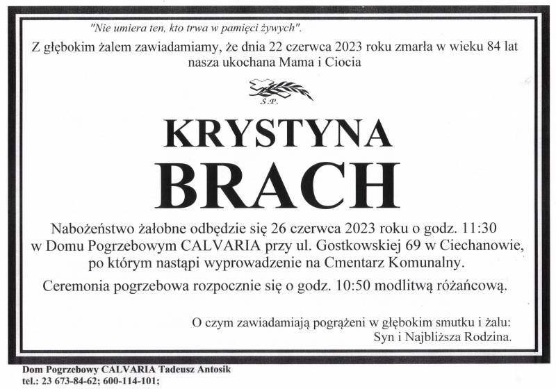 Krystyna Brach