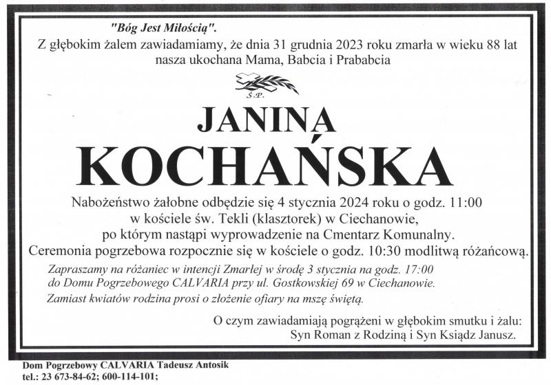 Janina Kochańska