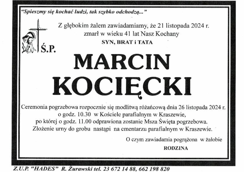 MARCIN  KOCIĘCKI