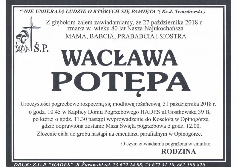 Wacława Potępa
