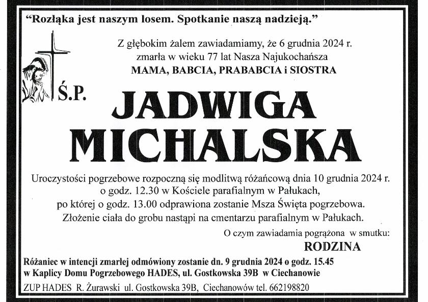 JADWIGA MICHALSKA