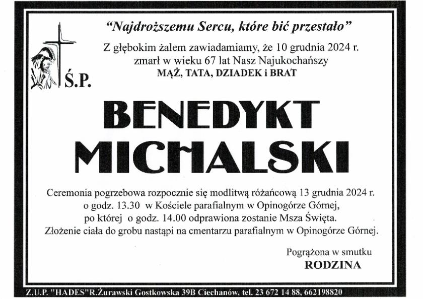 BENEDYKT MICHALSKI