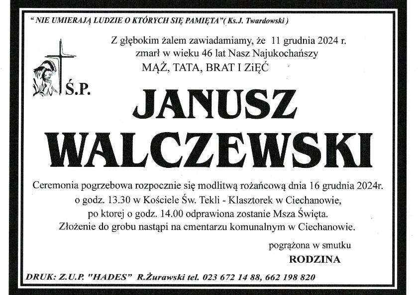 JANUSZ WALCZEWSKI