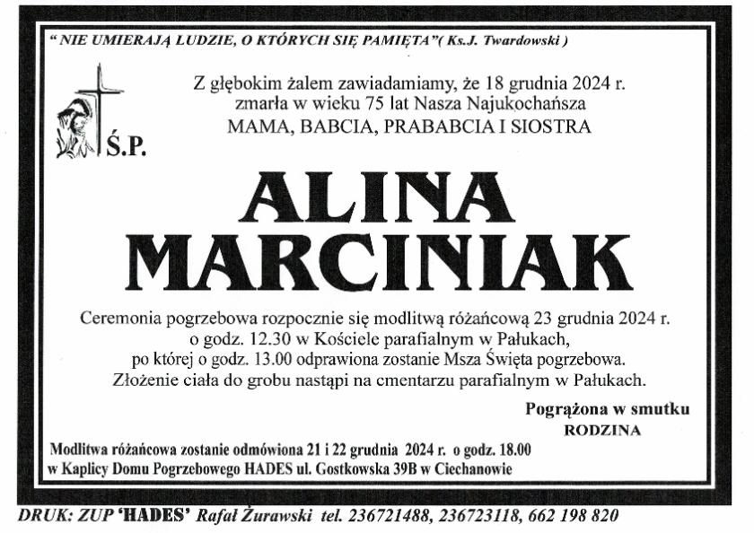 ALINA MARCINIAK