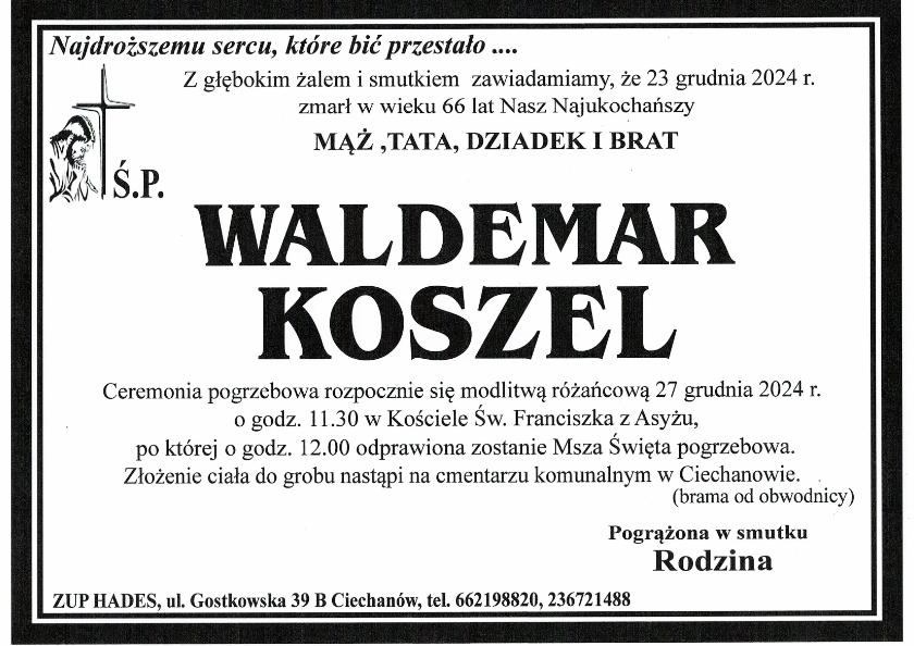 WALDEMAR KOSZEL