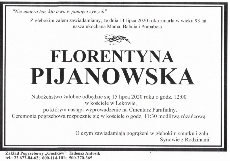 Florentyna Pijanowska