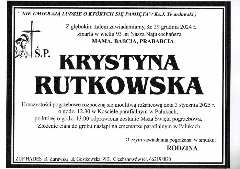 KRYSTYNA RUTKOWSKA