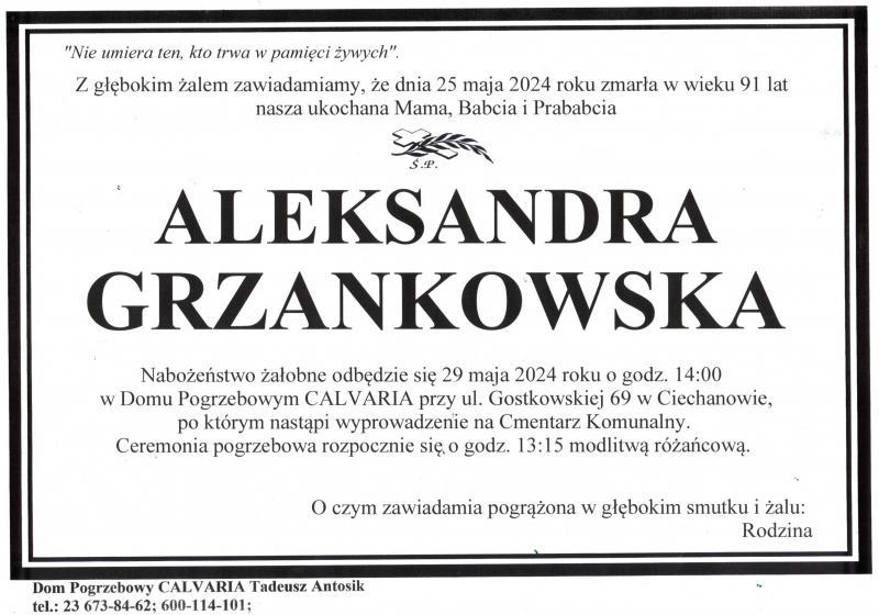 Aleksandra Grzankowska