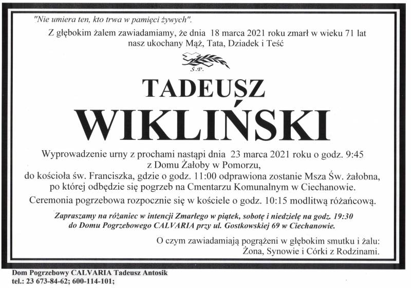 Tadeusz Wikliński